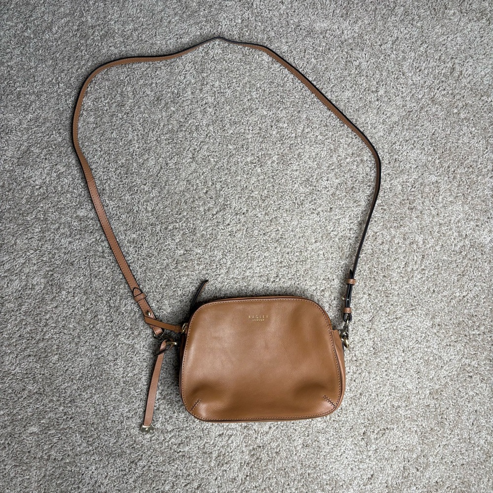 RADLEY LONDON Tan Leather Crossbody Bag